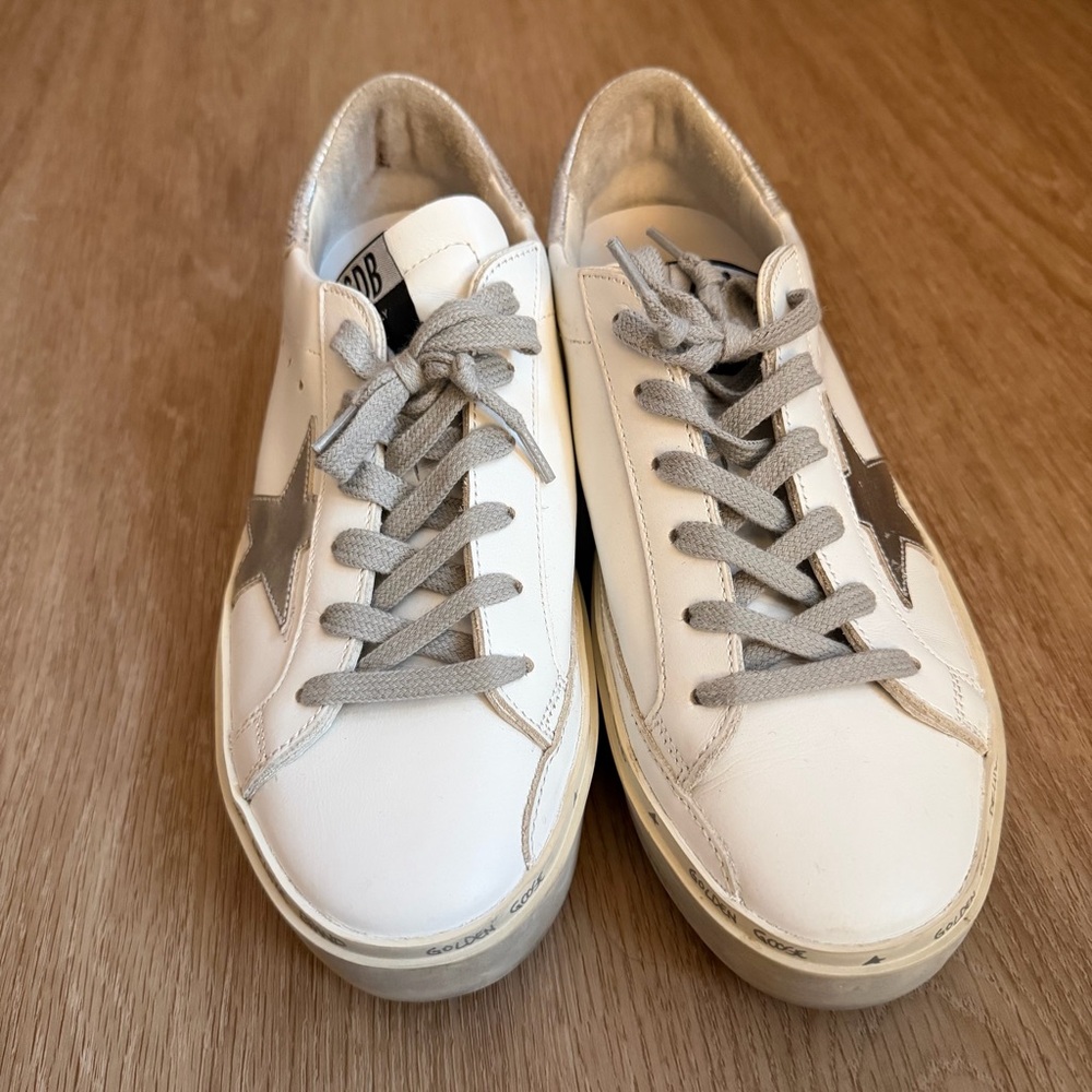 EUC Golden Goose hi-star sneakers 9 - Picture 2 of 8